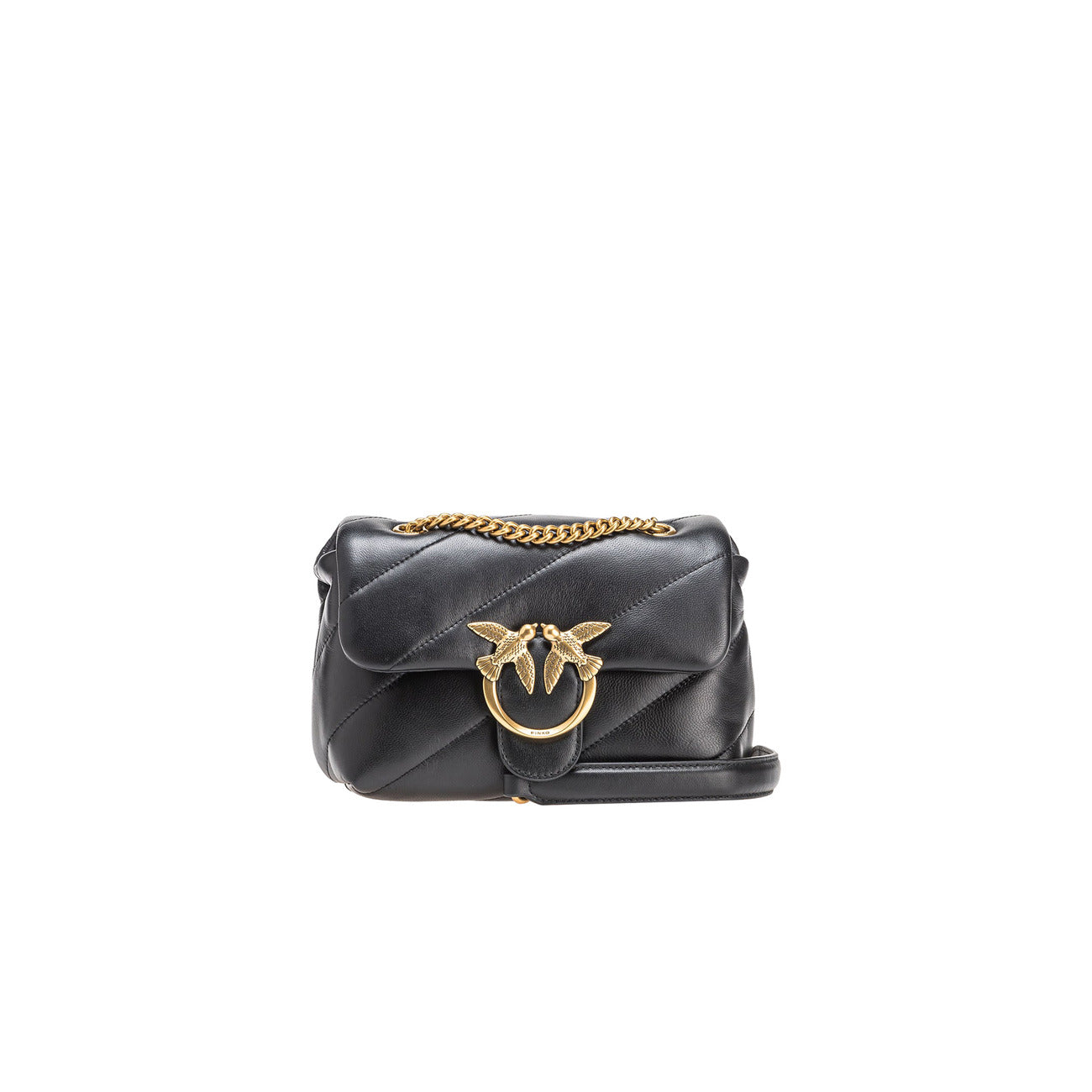 Pinko Borsa in Pelle Donna Beige 100039 A0F2