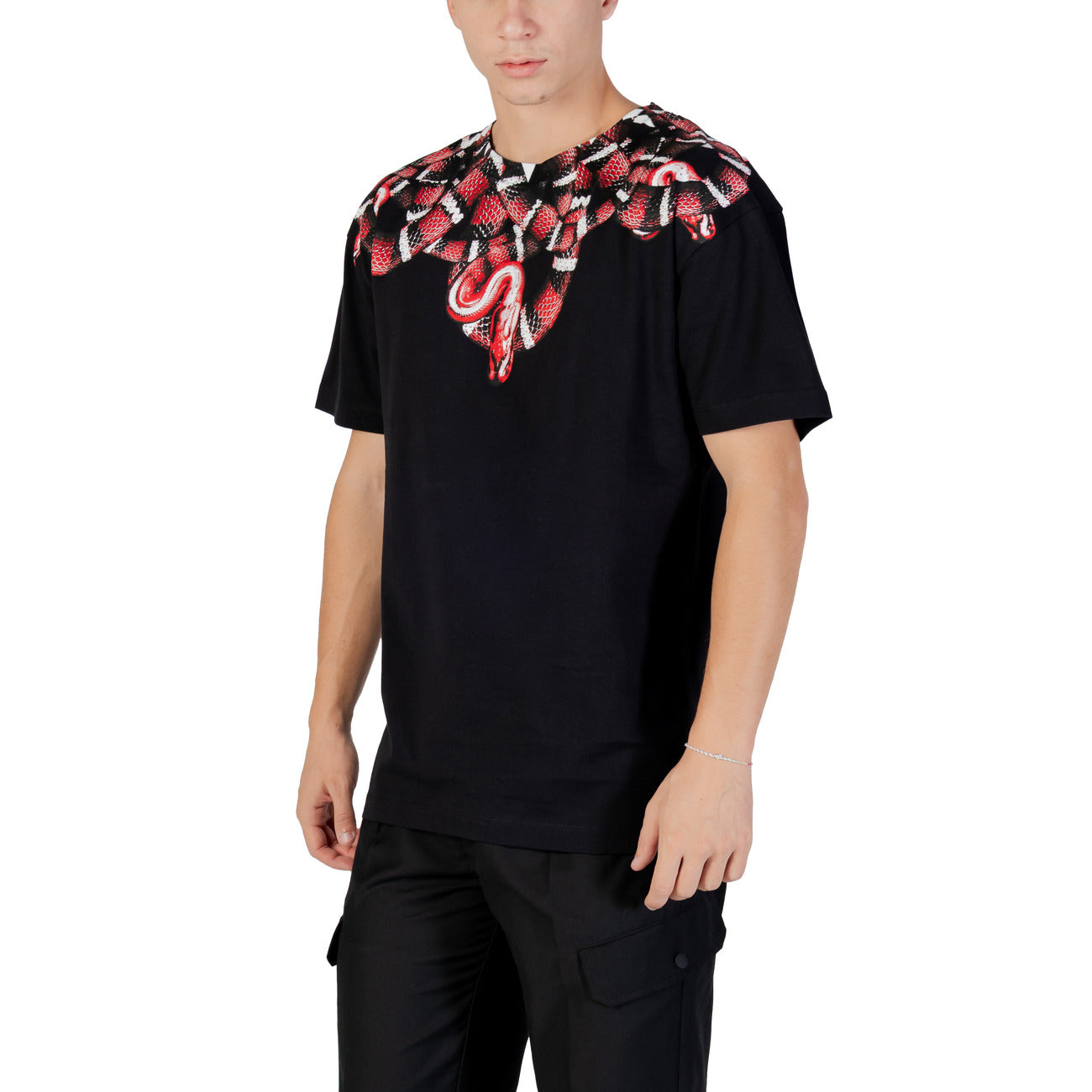 T-shirt nera Uomo County Of Milan