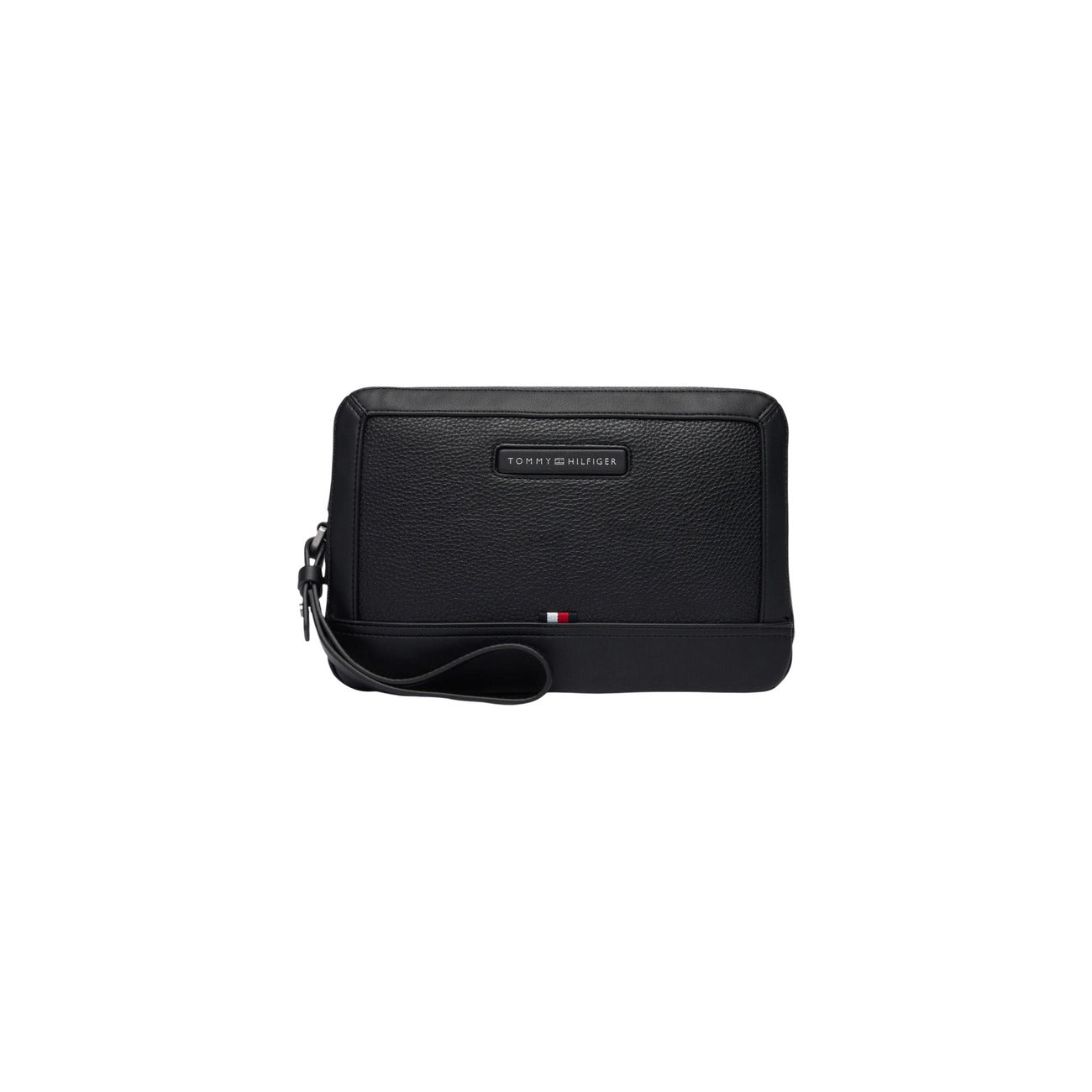 Tommy Hilfiger Borsa in Poliuretano Uomo Nero TH CENTRAL POUCH
