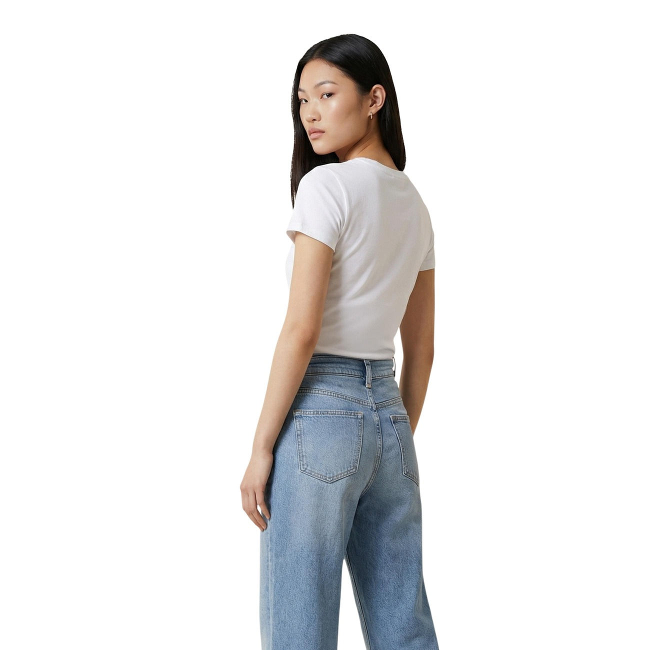 Calvin Klein Jeans T-shirt Bianco Donna