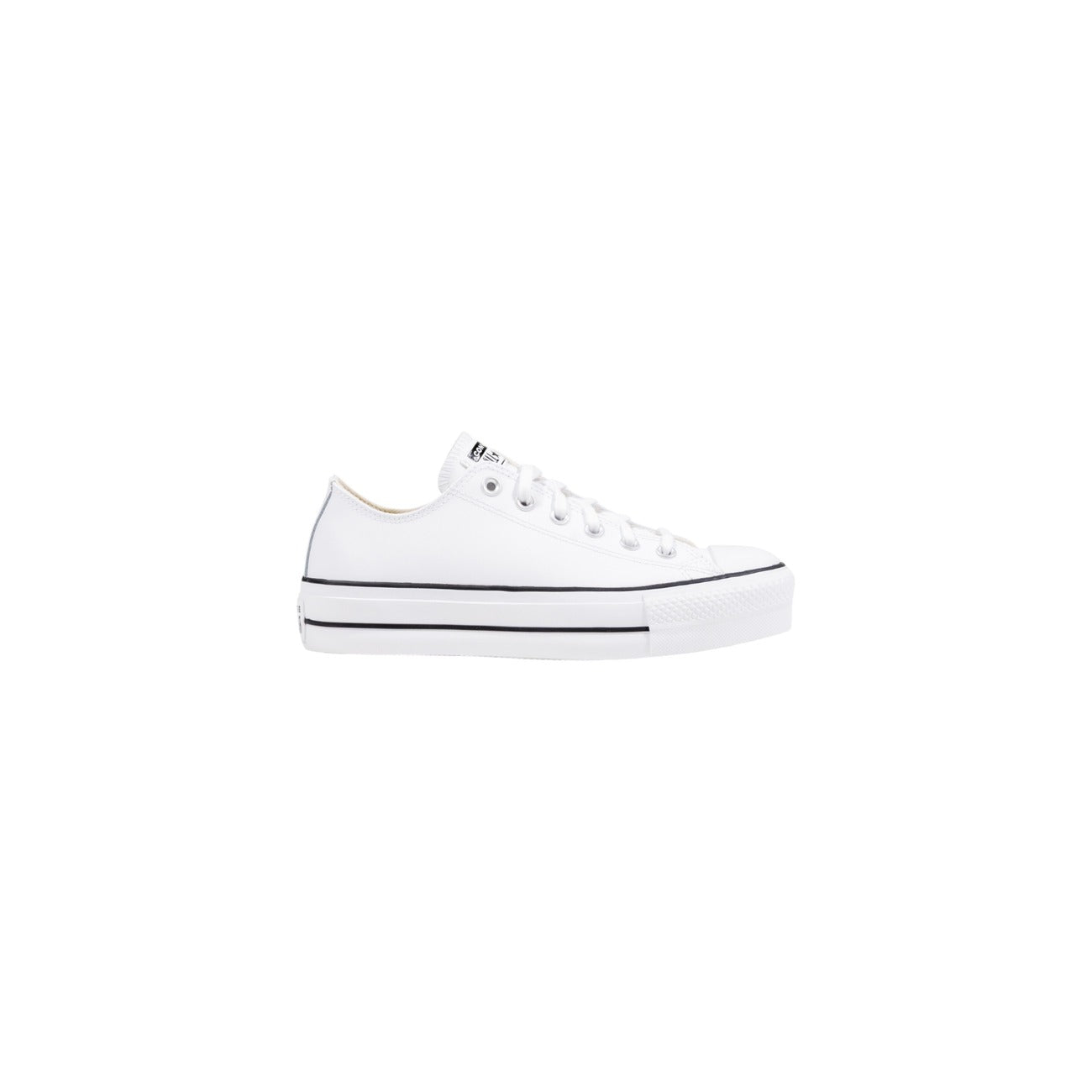Sneakers basse in pelle bianca da donna, Converse