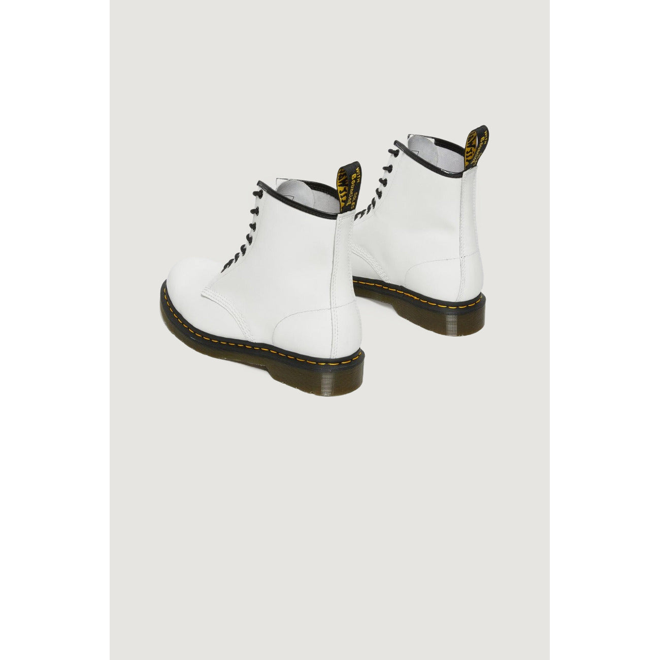 Stivali in Pelle Bianchi Donna Autunno/Inverno Dr. Martens