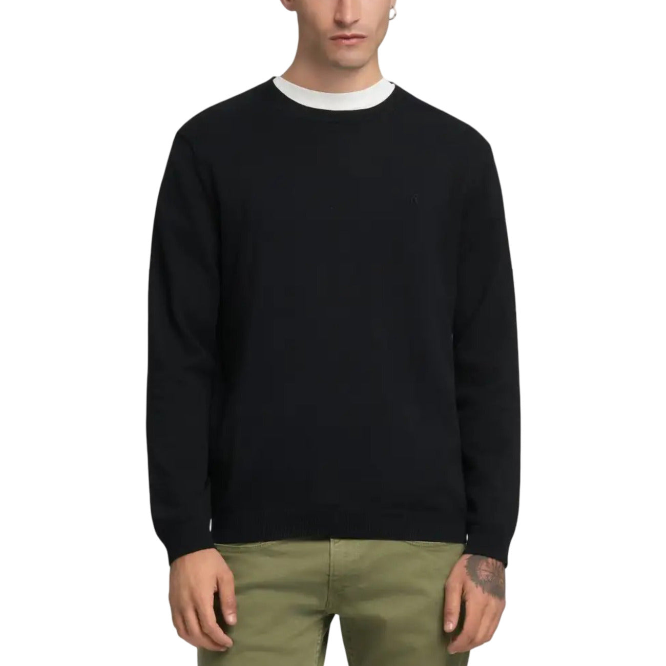 Maglia Uomo Replay Nera Cotone - Autunno/Inverno