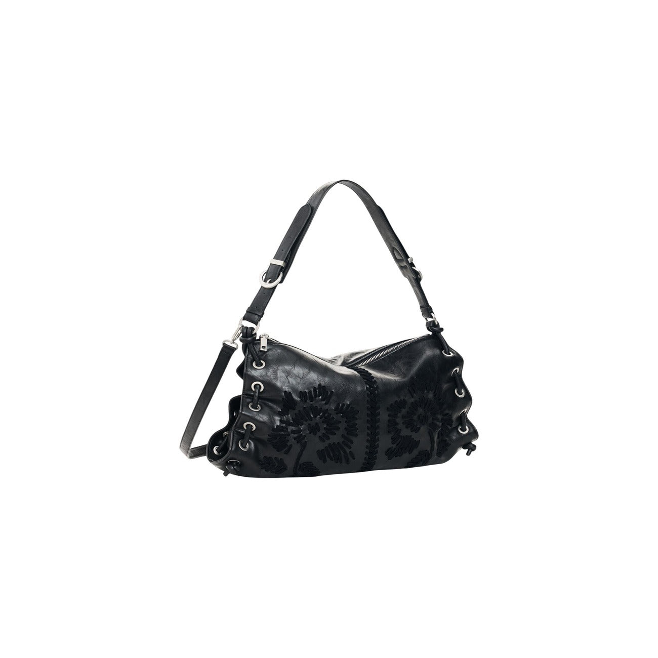 Desigual Borsa in Poliuretano Donna Nero BAG_ALISIO XELA MEDIUM BL