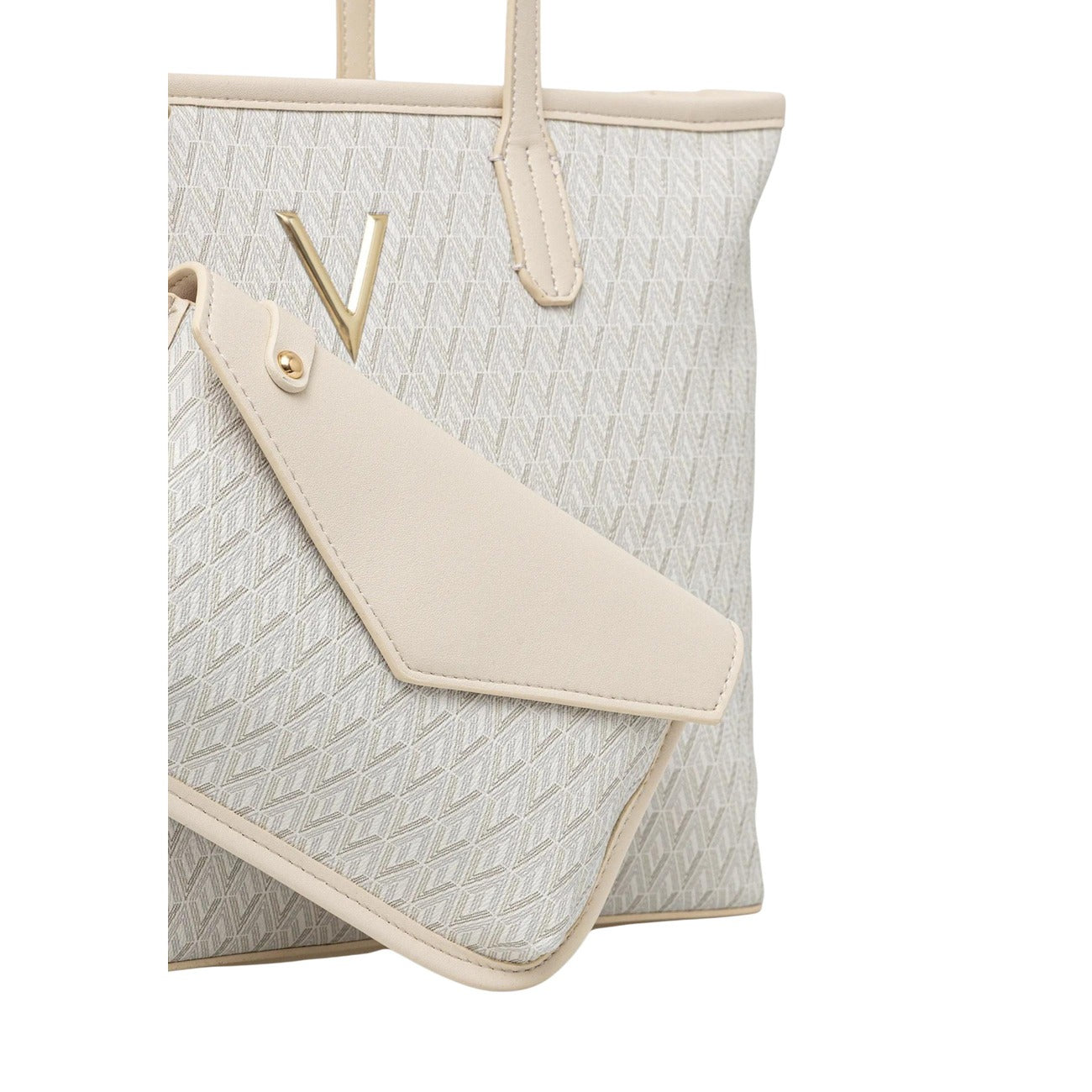 Valentino Bags Borsa in Poliuretano Donna Beige VBS9OX01