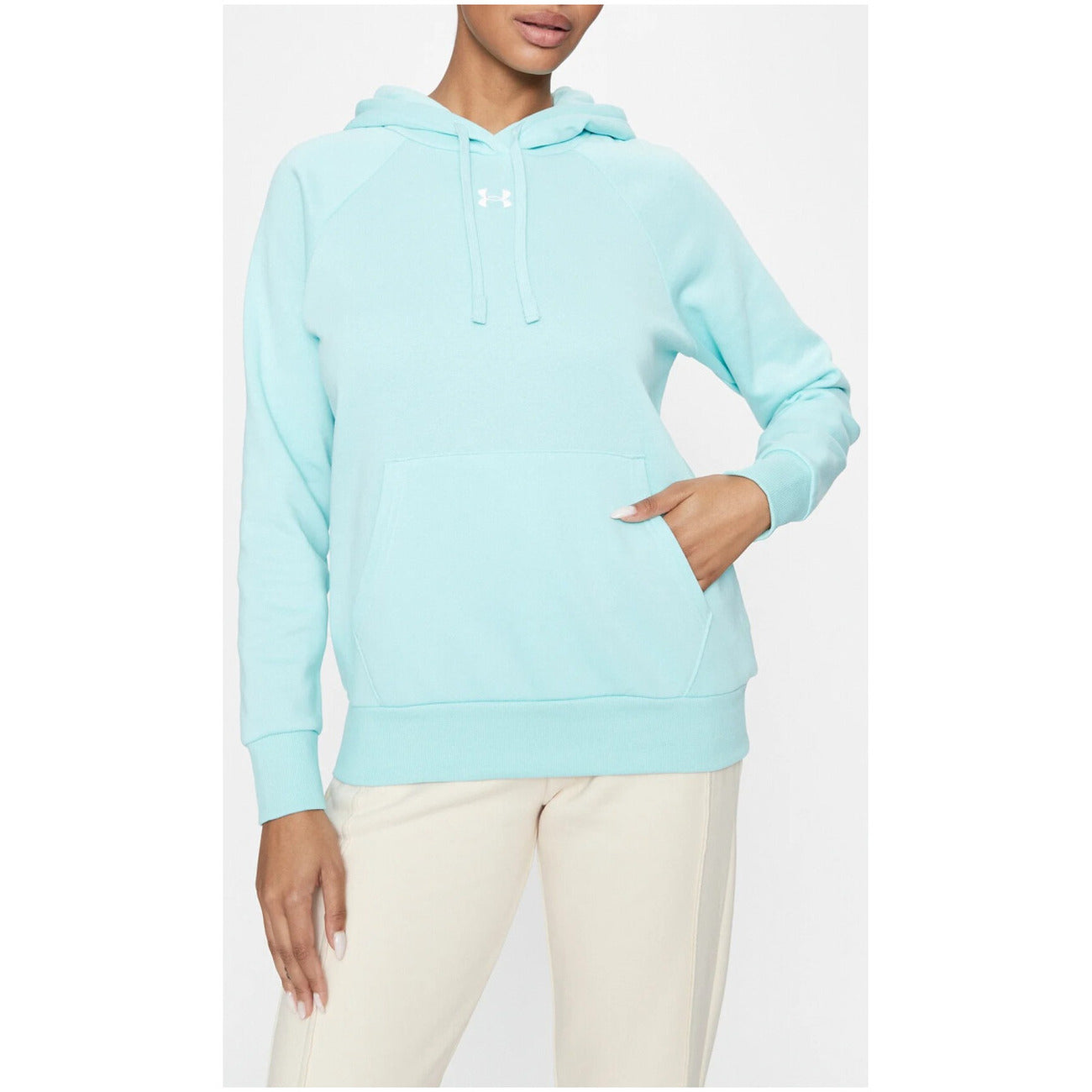 Under Armour 1379500 Felpa Donna Nero