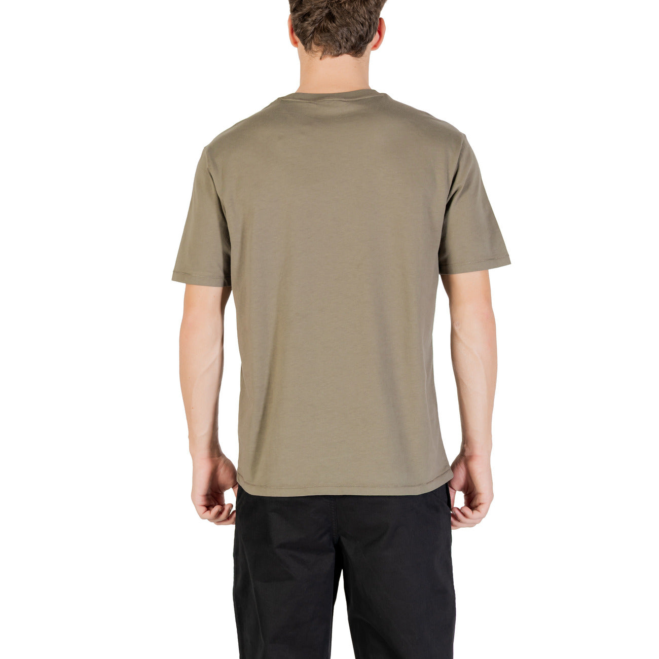T-shirt Uomo Maniche Corte Verde Autunno/Inverno Napapijri