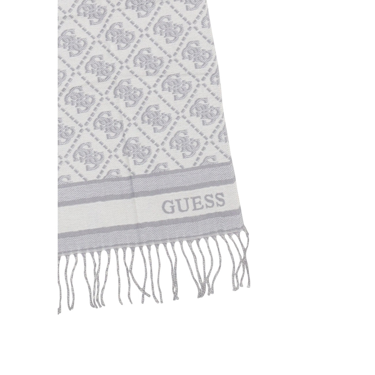 Guess Sciarpa Donna Grigio 65 X 190 CM JACQUARD