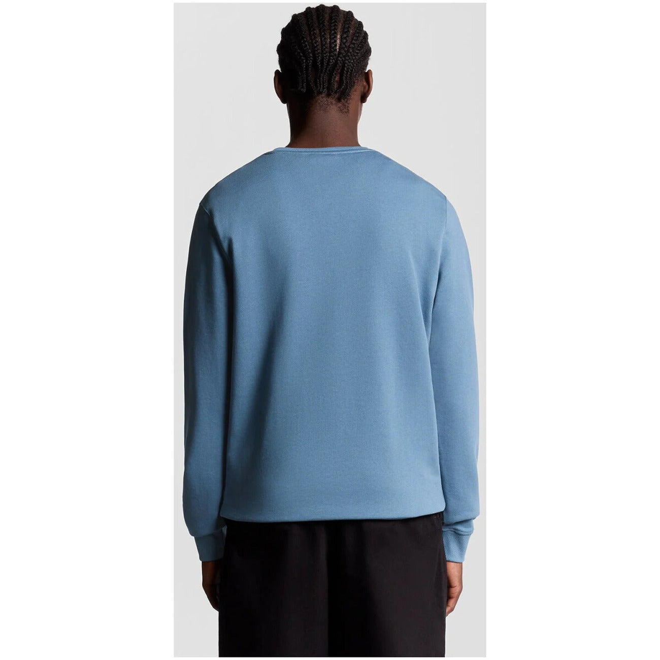 Felpa Uomo Lyle & Scott Girocollo Azzurro in Cotone