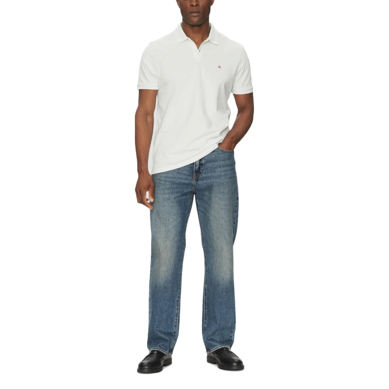 Calvin Klein Jeans Polo Bianca Calvin Klein Bianco Uomo