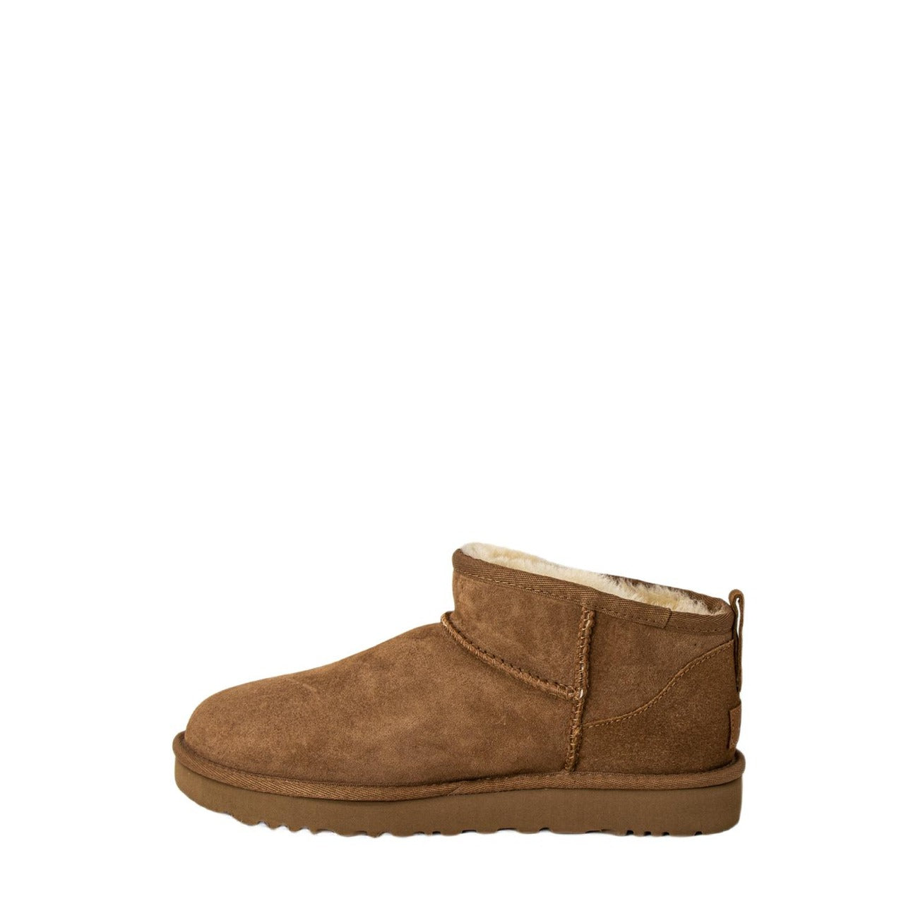 Ugg Stivali in Pelle Donna Beige CLASSIC ULTRA MINI