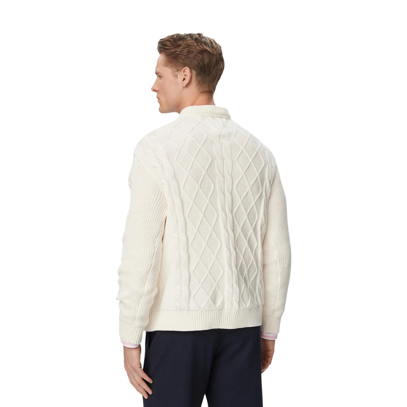 Tommy Hilfiger Jeans Maglia in Cotone Uomo Bianco