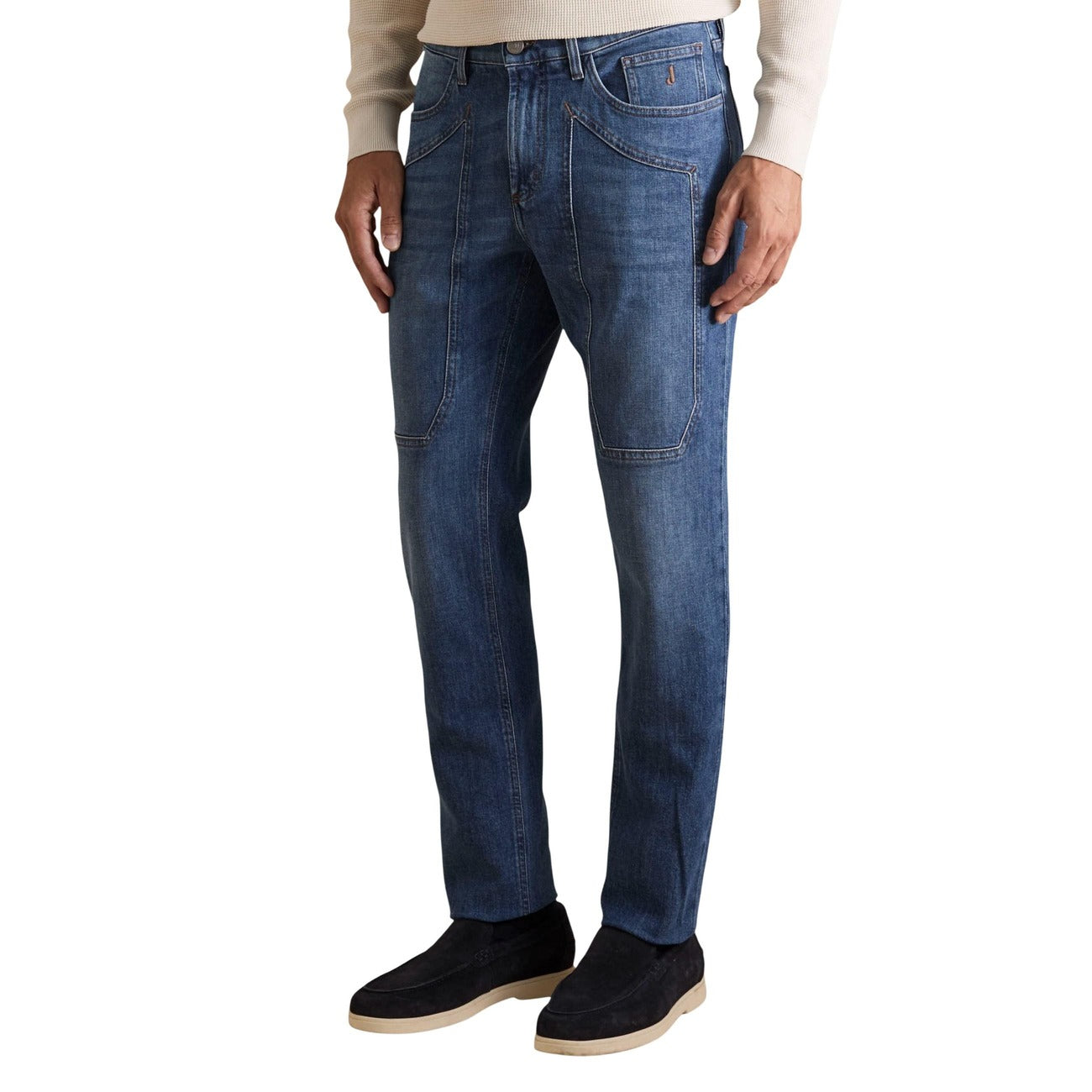 Jeckerson Jeans Uomo Blu: Comfort Stretch Cotone (A/I)