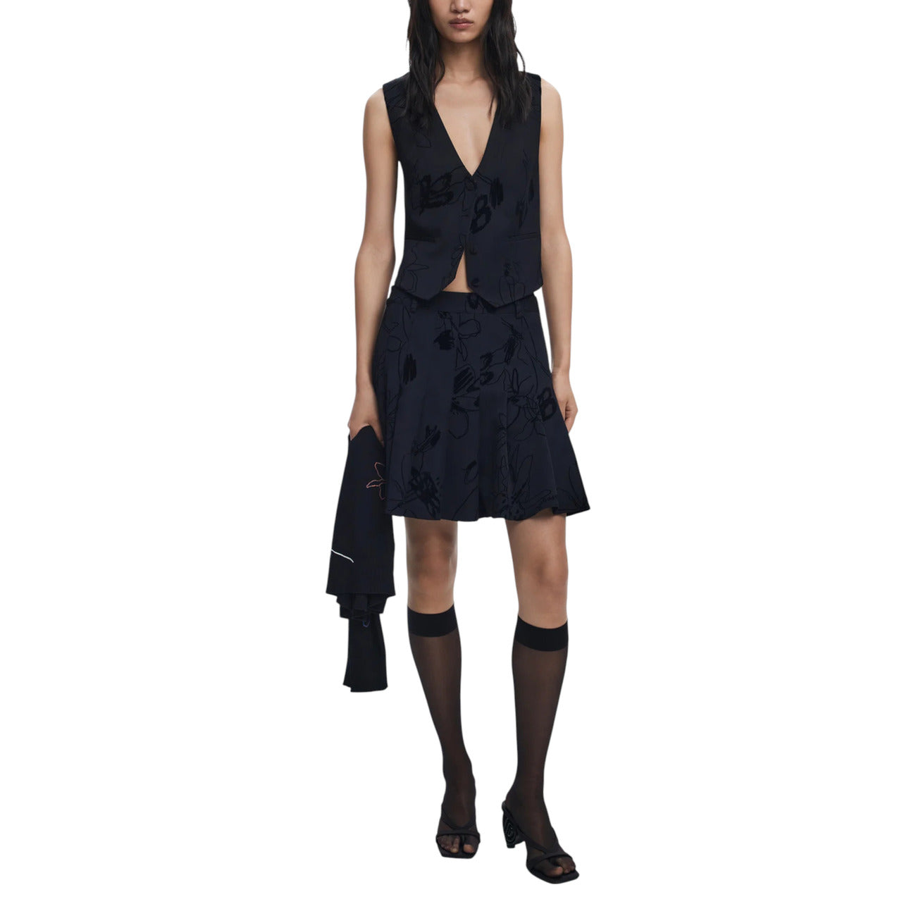 Desigual Gonna Donna Nero