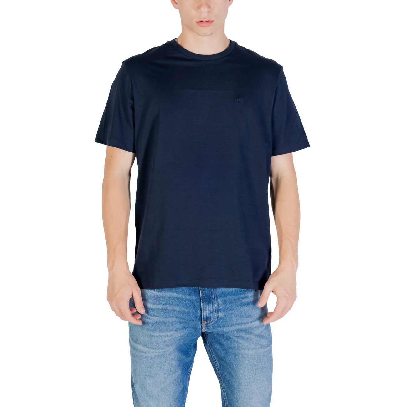 Calvin Klein Jeans T-shirt in Cotone Uomo Bianco LV040HM265