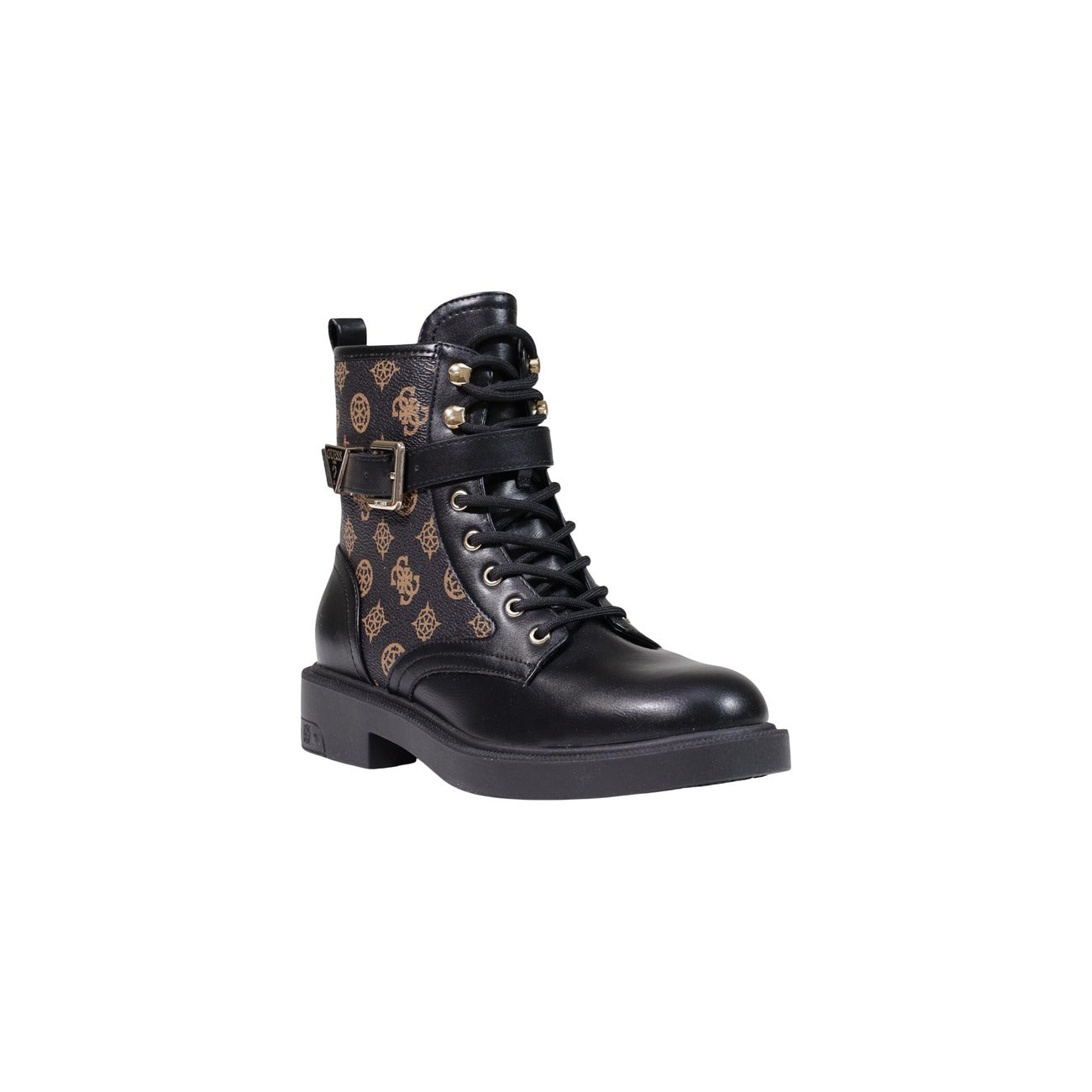 Guess Stivali in Poliuretano Donna Nero FELLINI