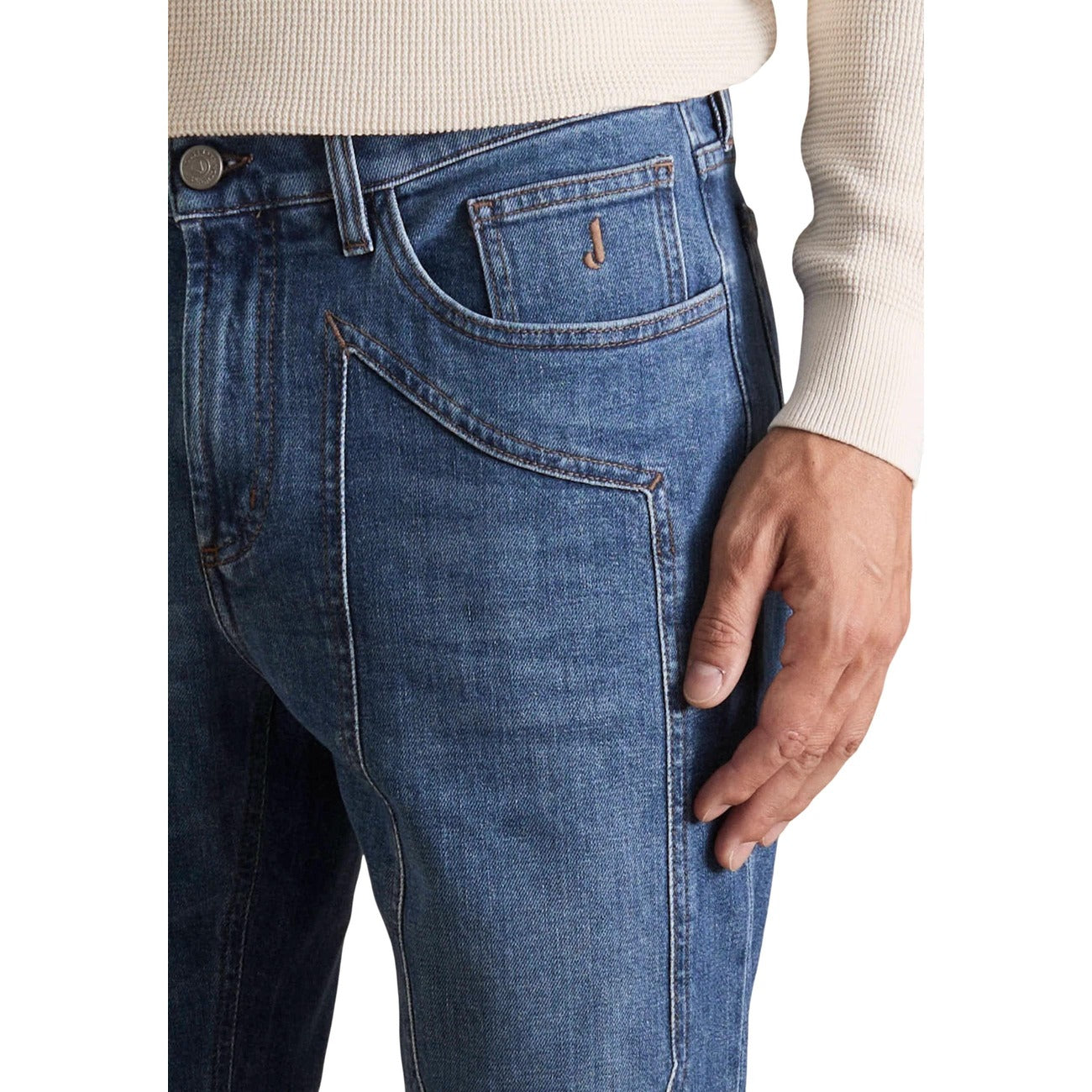 Jeckerson Jeans Uomo Blu: Comfort Stretch Cotone (A/I)
