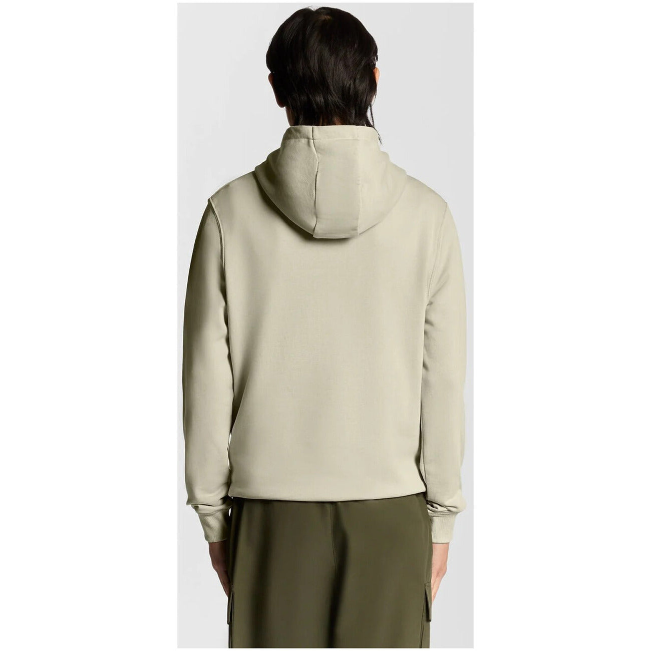 Felpa con Cappuccio Uomo Lyle & Scott in Cotone Beige