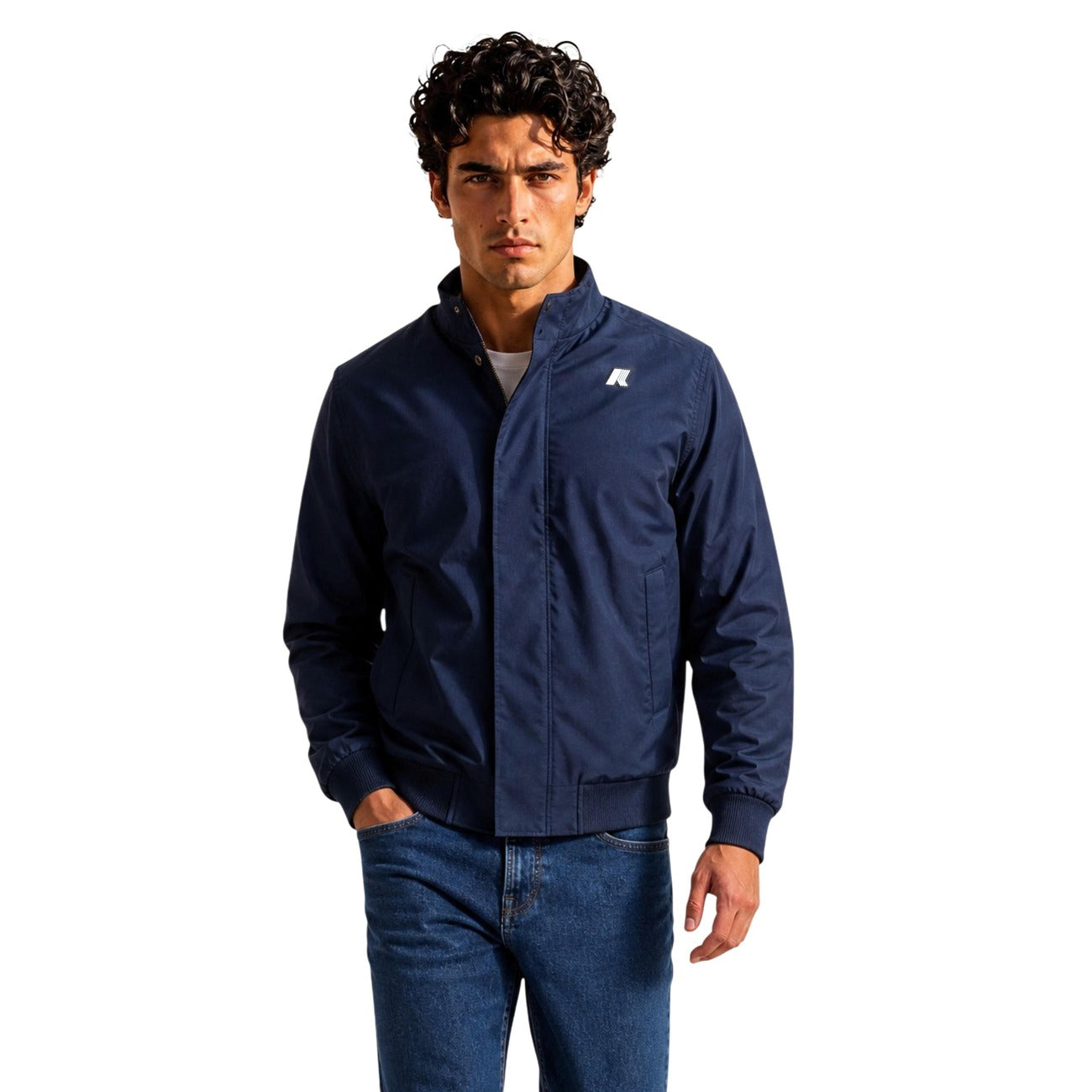 Kway Giacca in Poliestere Uomo Blu ARSENE WARM MICRO CANVAS