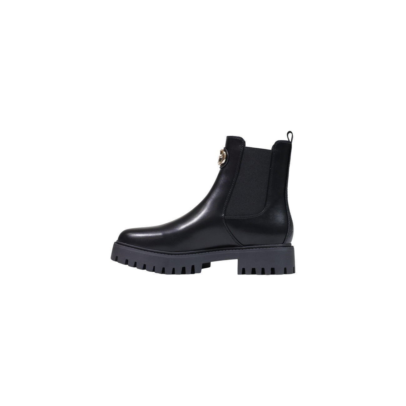 Guess Stivali in Pelle Donna Nero FIDA