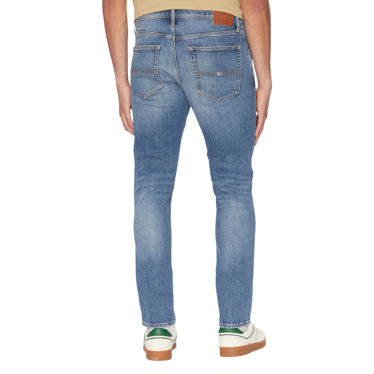 Jeans Uomo Tommy Hilfiger Azzurro in Cotone Organico - Collezione A/I
