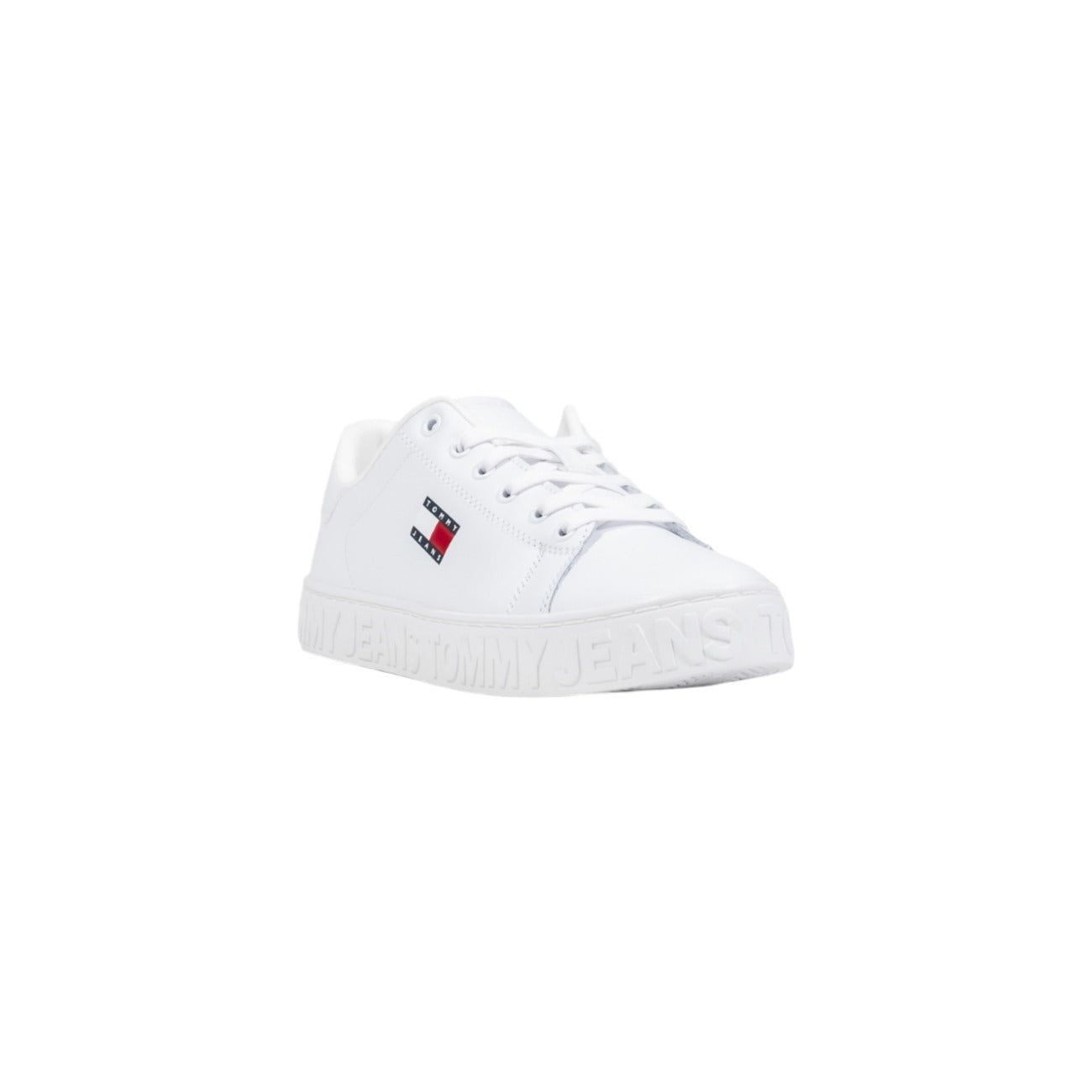 Sneakers Basse in Pelle Donna Bianche - Tommy Hilfiger Jeans
