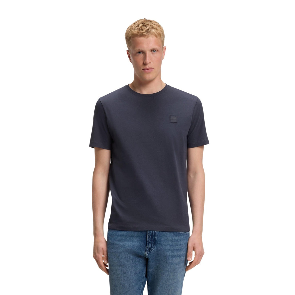Boss T-shirt in Cotone Uomo Grigio TALES 10242631 02