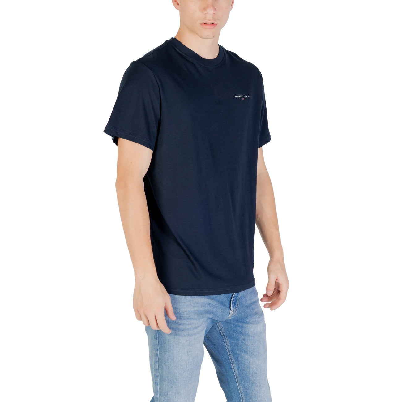 T-shirt Uomo Blu Maniche Corte Tommy Hilfiger Jeans