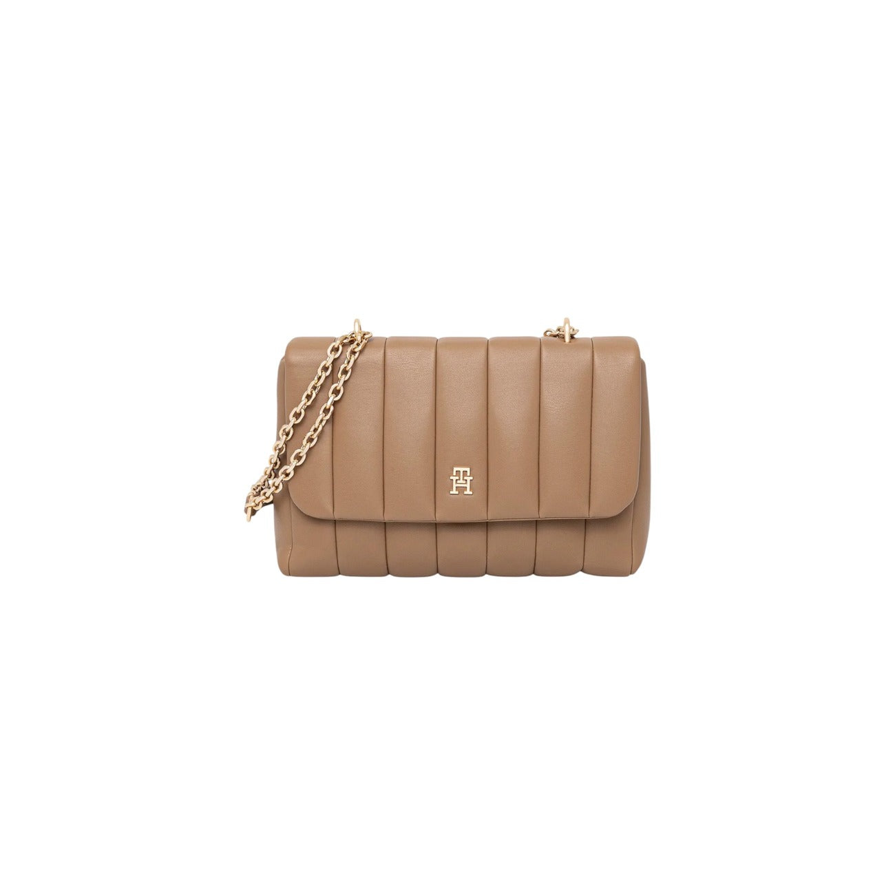 Borsa a mano e a tracolla beige, Tommy Hilfiger