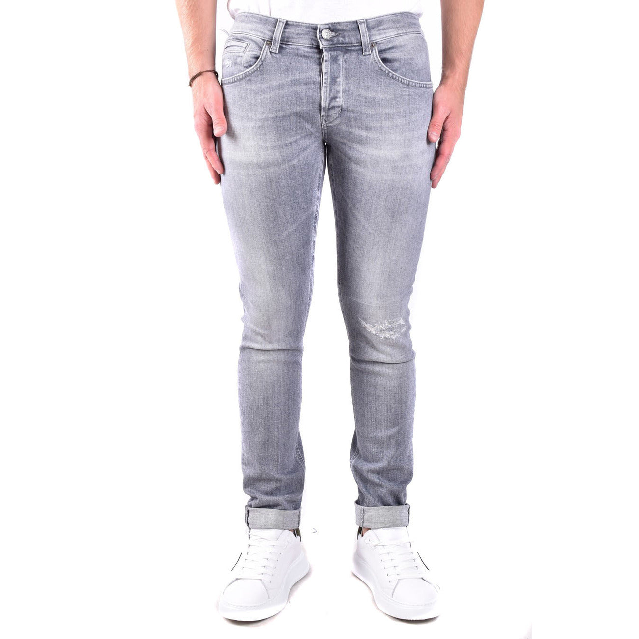Dondup Jeans Uomo Grigio