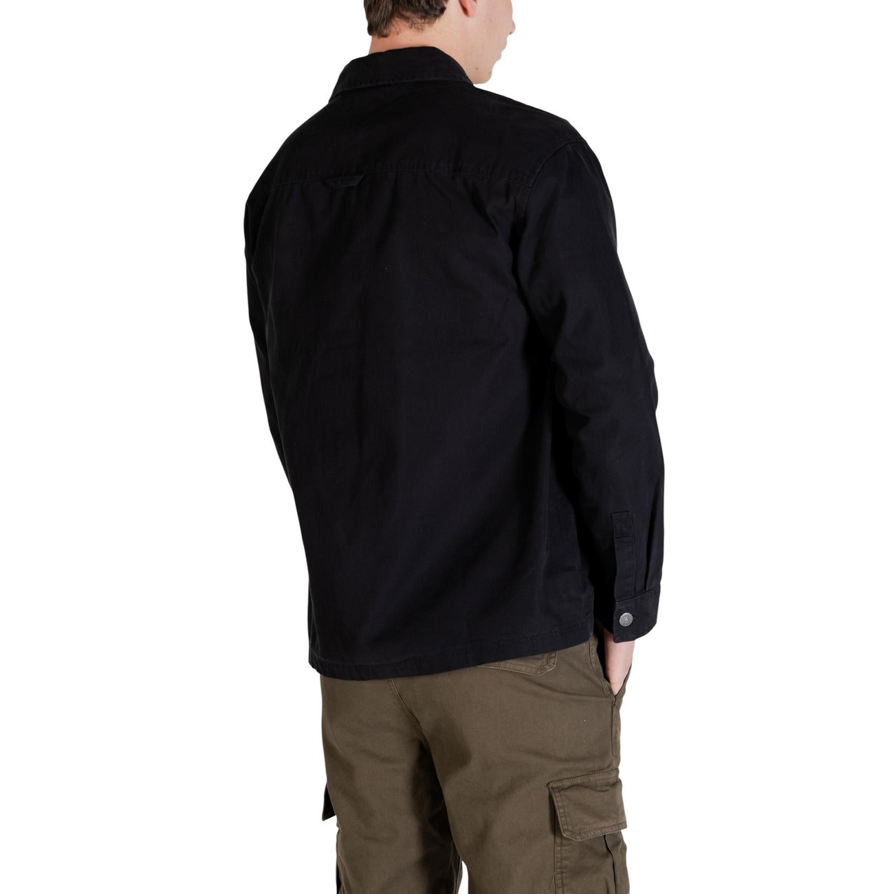 Tommy Hilfiger Jeans Camicia Oxford Nera Uomo Tommy Hilfiger Jeans