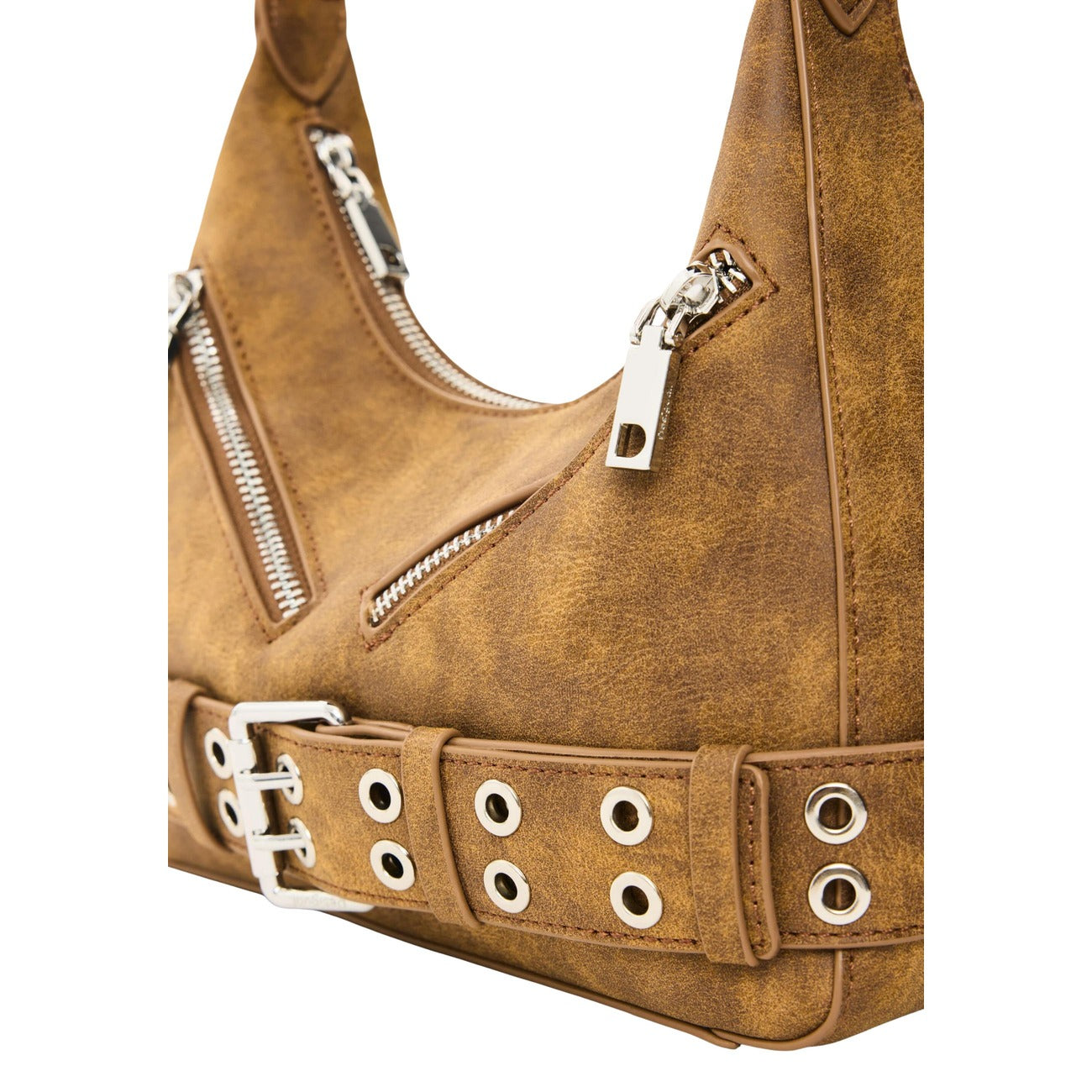 Desigual Borsa in Poliuretano Donna Marrone BAG_VALENTINE CAMEL HEAVE