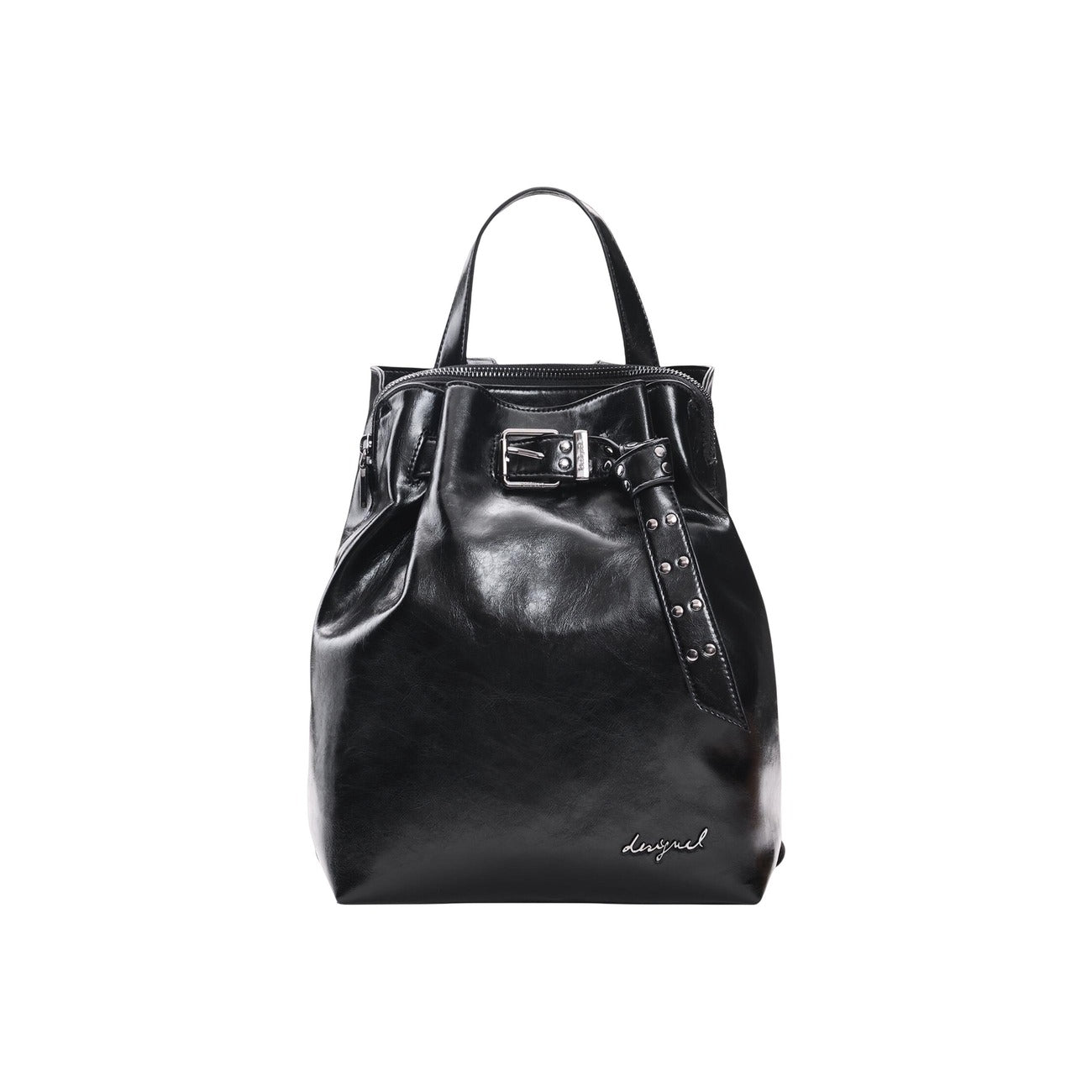 Desigual Borsa in Poliuretano Donna Nero BACK_GALAXY LUENA MINI NF