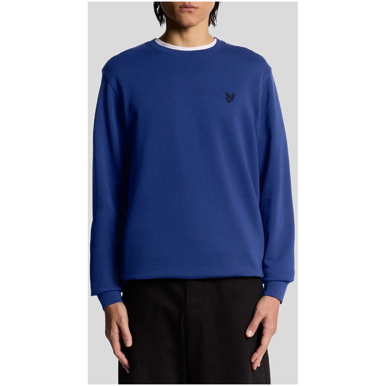 Girocollo in Cotone Blu