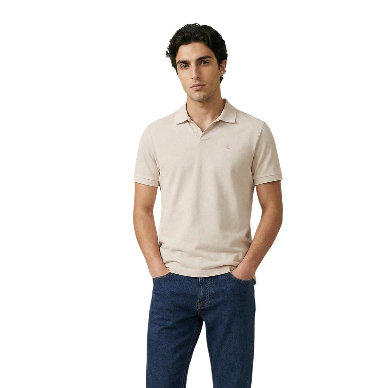 Calvin Klein Jeans Polo Blu Uomo