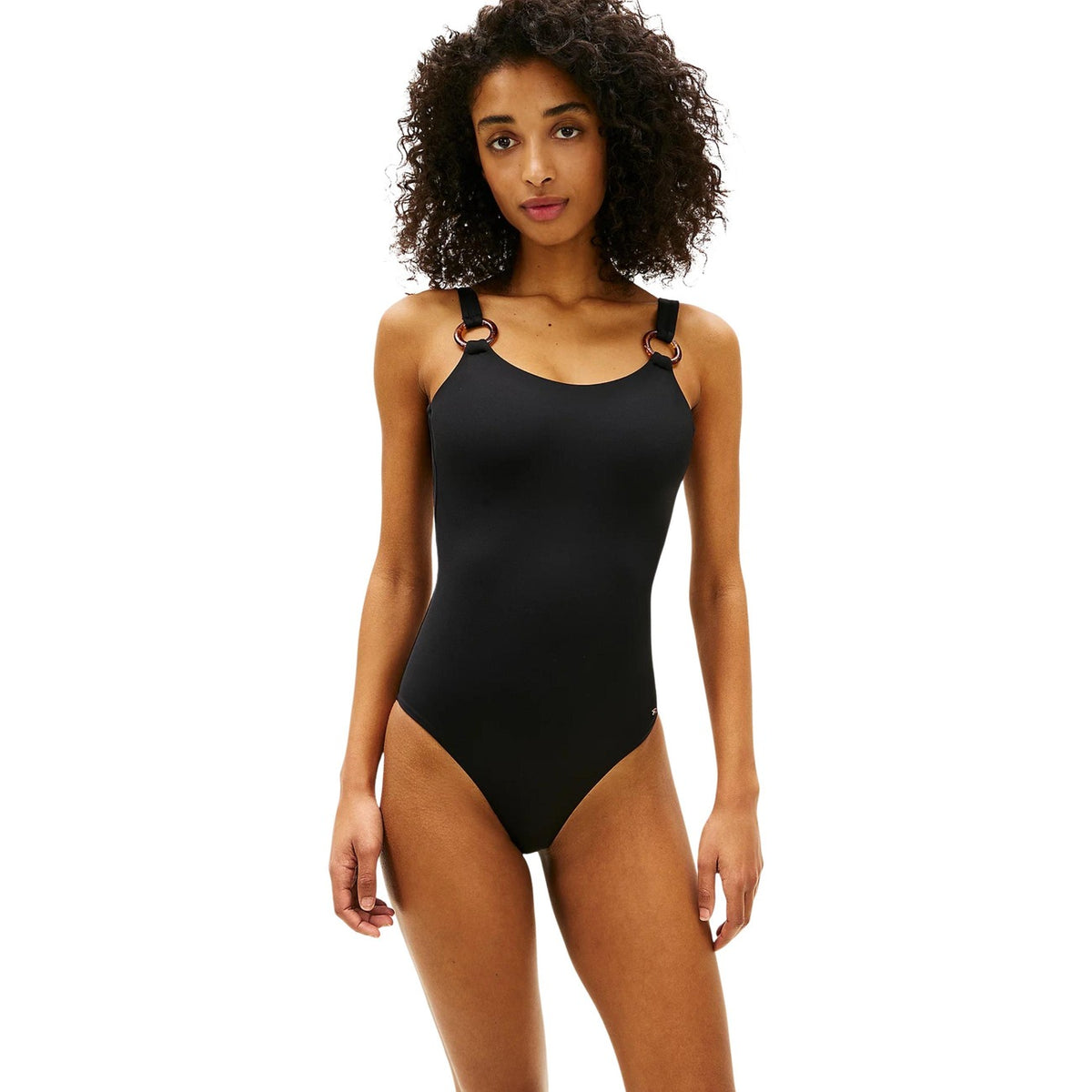 Tommy Hilfiger Costume in Nylon Donna Rosso SCOOP BACK OP