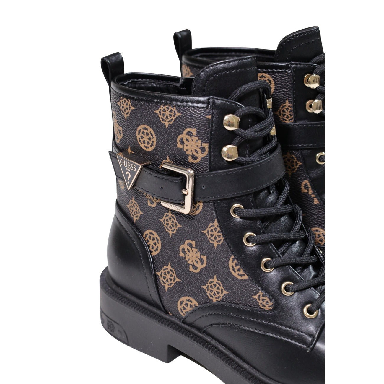 Guess Stivali in Poliuretano Donna Nero FELLINI