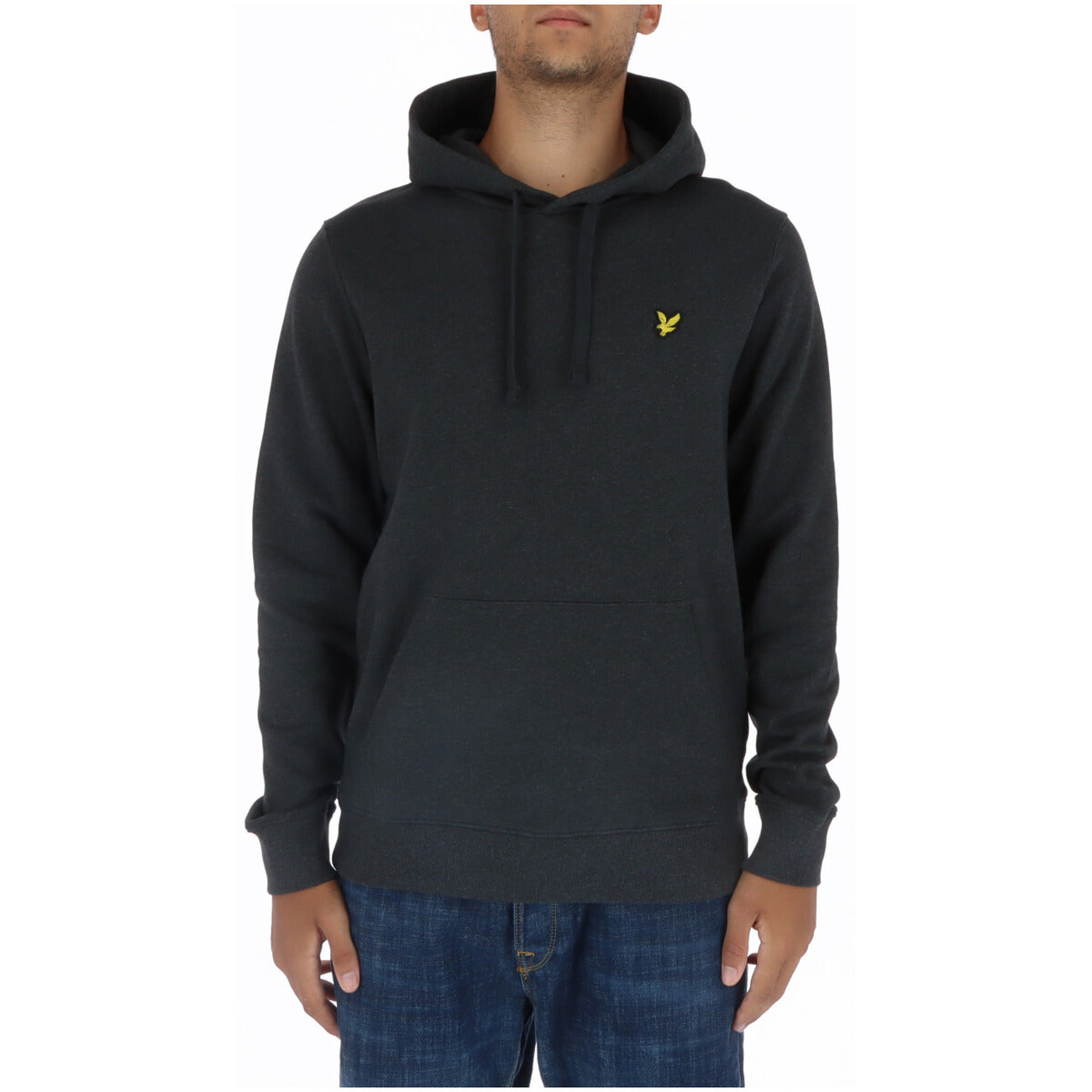 Lyle & Scott Cappuccio in Cotone Felpa Uomo Beige