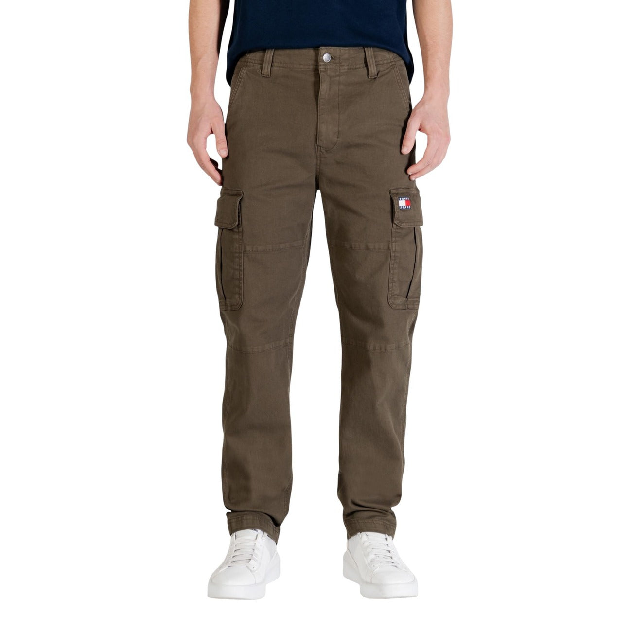 Pantaloni Chino Verdi Uomo Tommy Hilfiger Jeans
