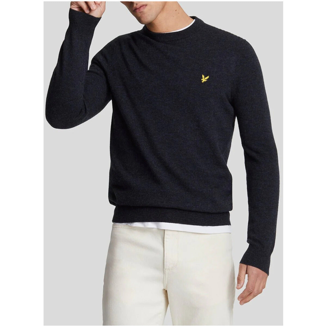 Maglione girocollo blu Lyle & Scott