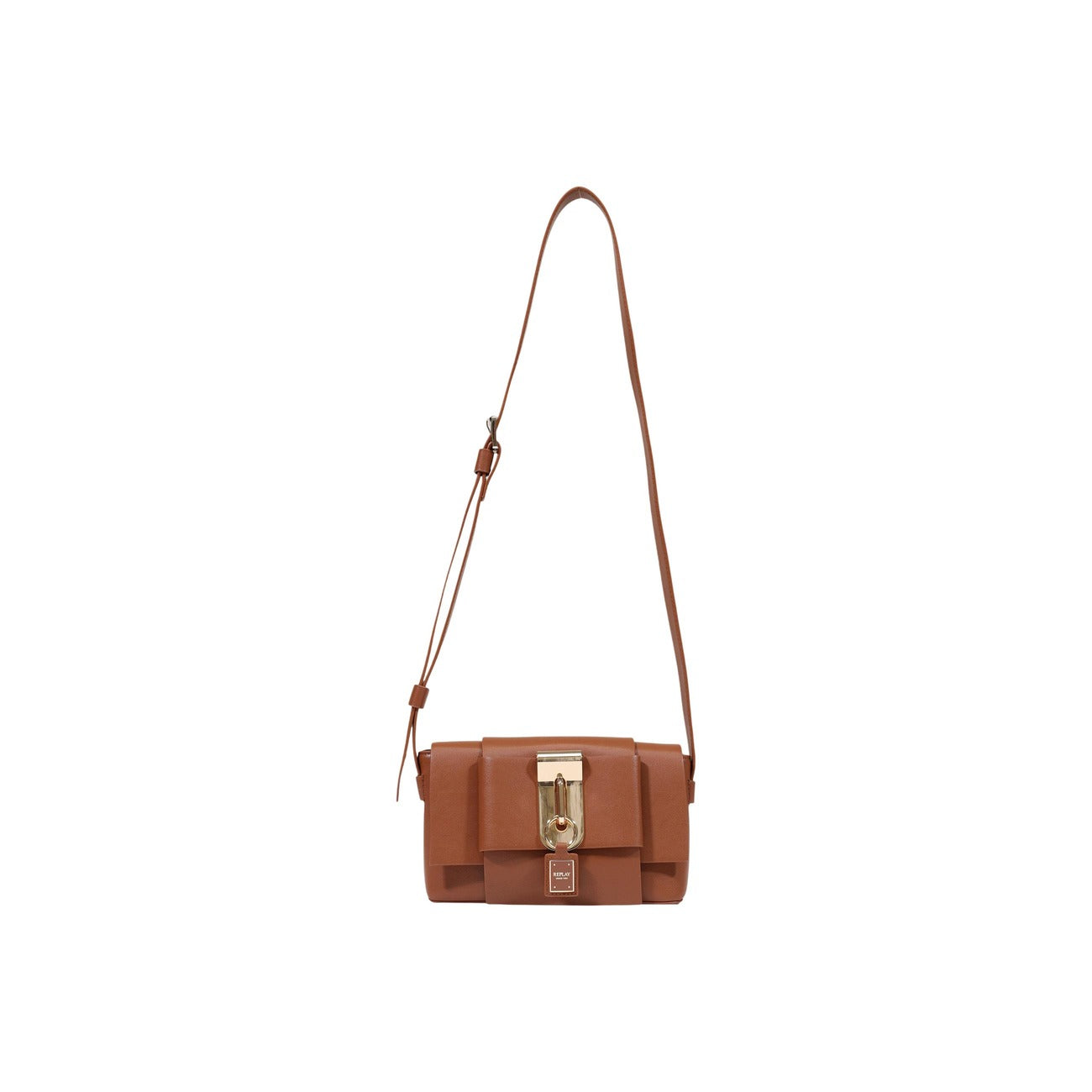 Replay Borsa in Pvc Donna Marrone PLAIN SYNTHETIC