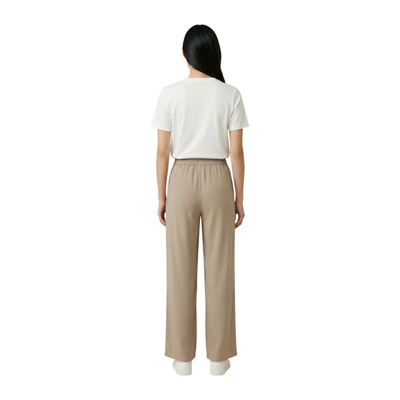 Only Pantalone Donna Beige
