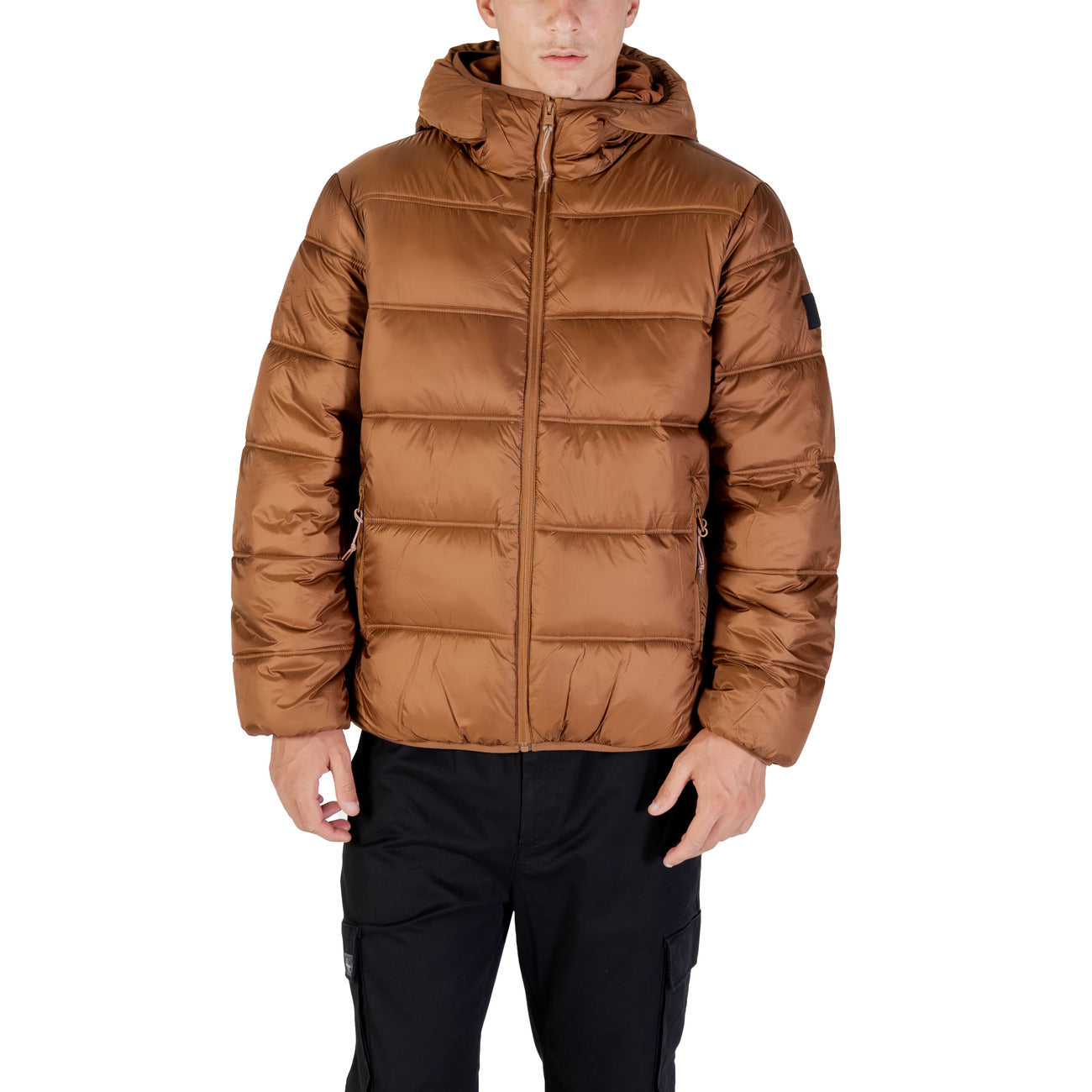 Cappuccio e Zip Marrone