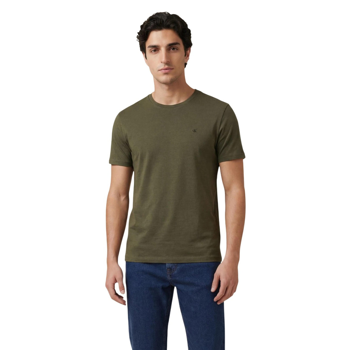 Calvin Klein Jeans T-shirt in Cotone Uomo Rosa LV04RD254G