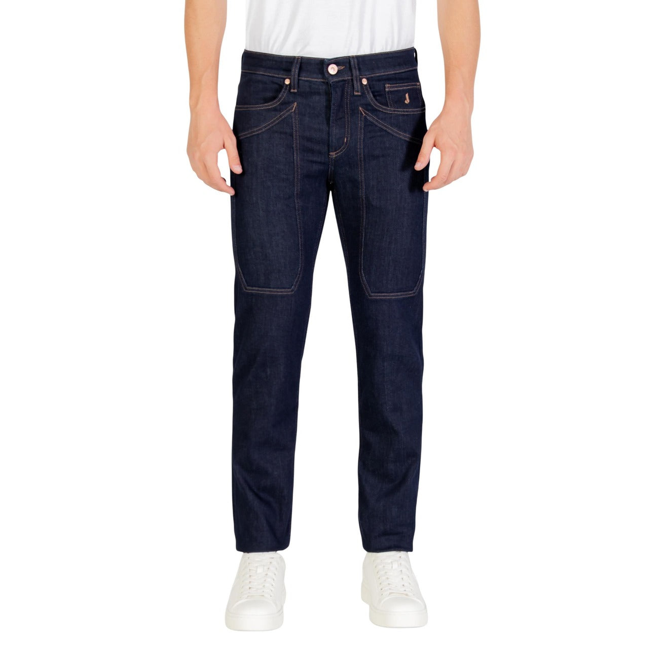 Jeans Uomo Jeckerson Blu - Collezione A/I - Chiusura Zip e Bottone