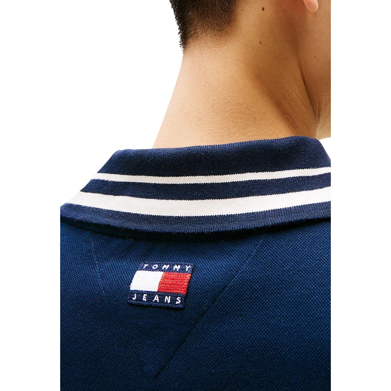 Felpa Uomo Tommy Hilfiger Jeans Blu con Stampa - Autunno/Inverno