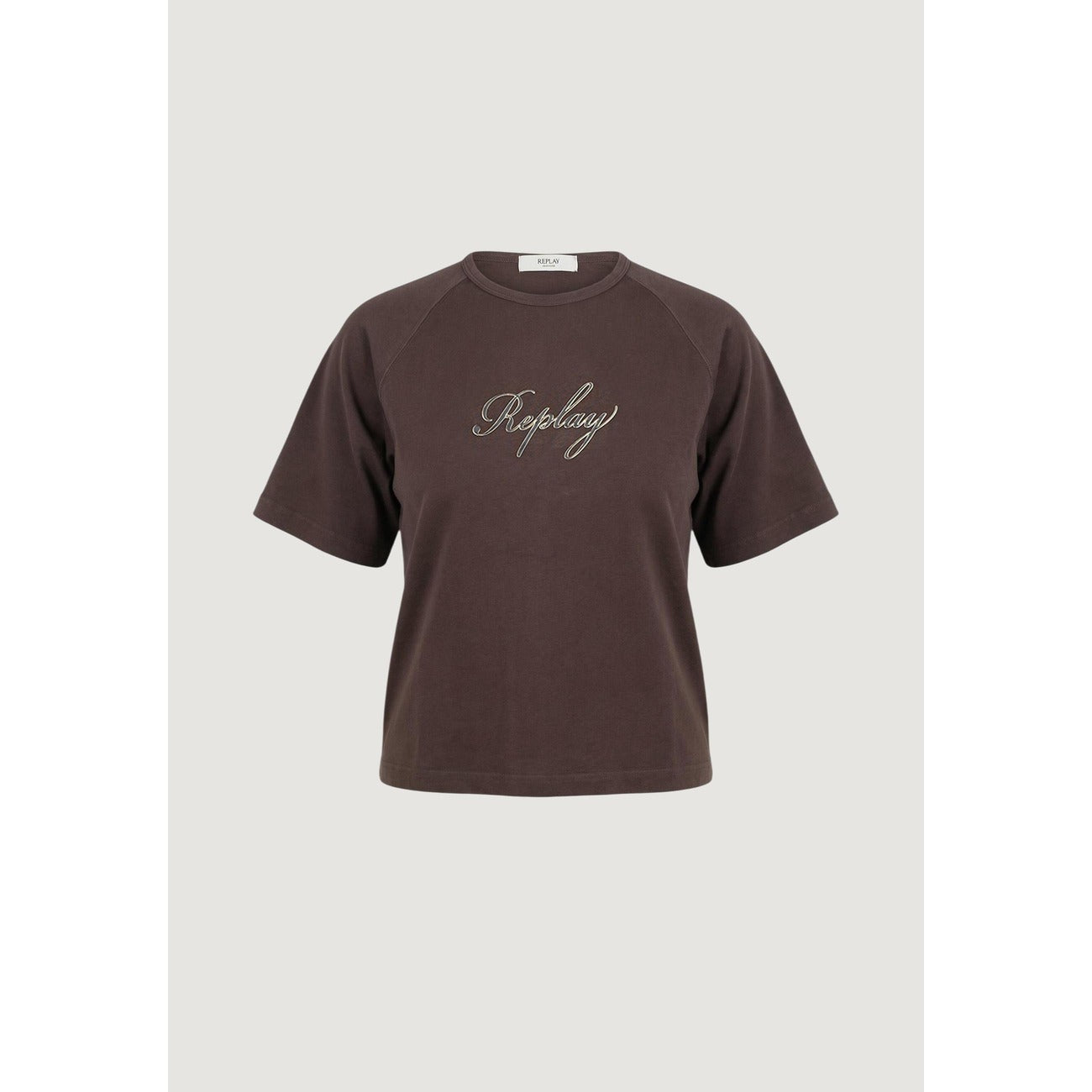 Replay T-shirt Marrone Donna
