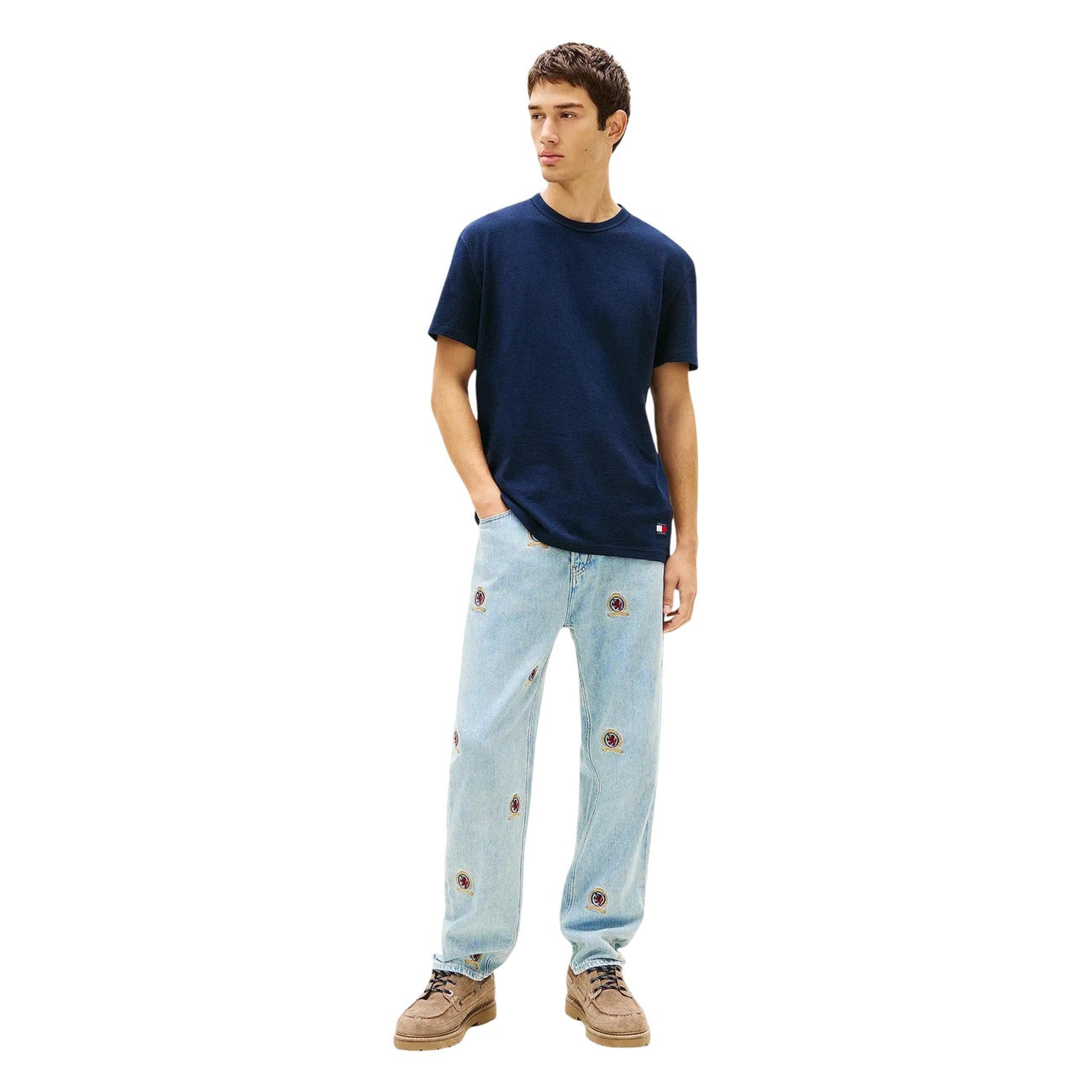 Tommy Hilfiger Jeans T-shirt Blu Uomo