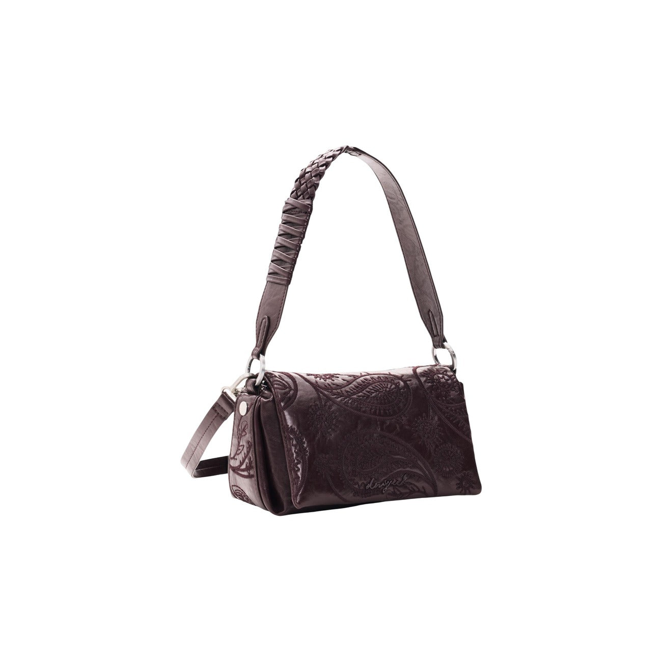 Desigual Borsa in Poliuretano Donna Marrone BAG_SIROCO NARON MINI