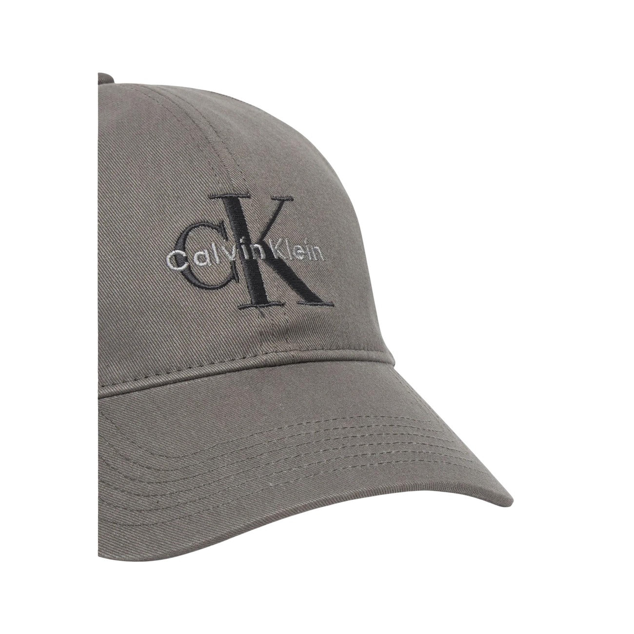 Cappello Uomo Grigio in Cotone Organico, Calvin Klein Jeans